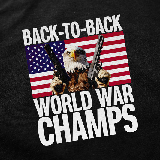 Illicit Shirts Back To Back World War Champs T-Shirt
