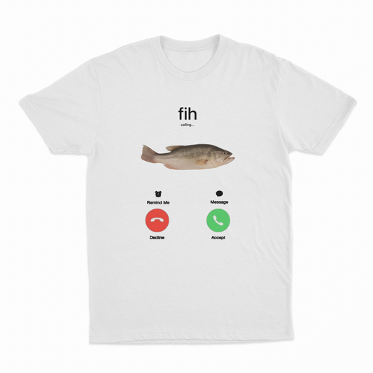 Illicit Shirts Fih Phone Call T-Shirt