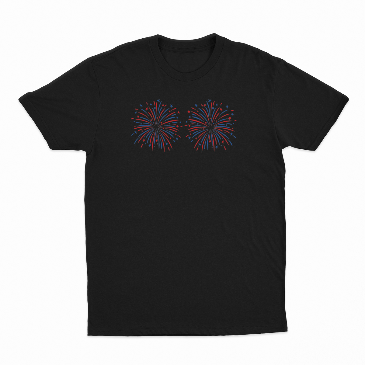 Fireworks Over Boobs T-Shirt