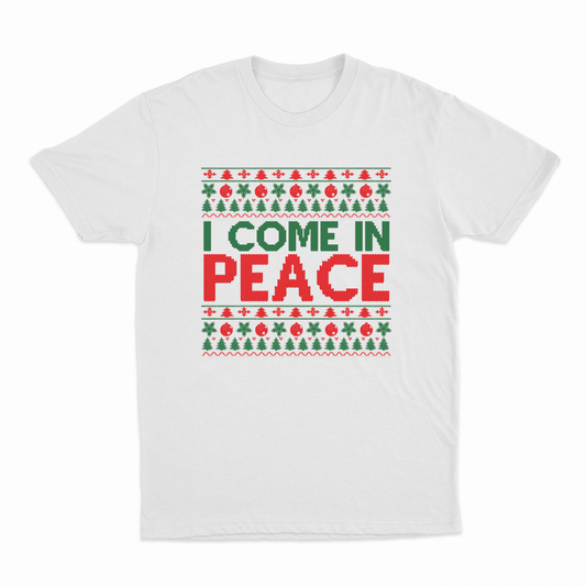 Illicit Shirts I Come In Peace T-Shirt