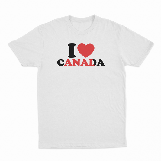 Illicit Shirts I Heart Canada Anal T-Shirt