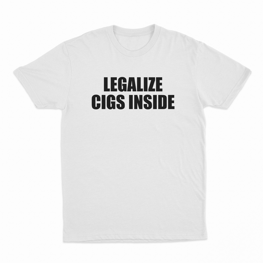 Illicit Shirts Legalize Cigs Inside T-Shirt
