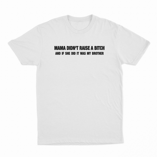 Illicit Shirts Mama Didn't Raise A Bitch And If She Did It Was My Brother T-Shirt