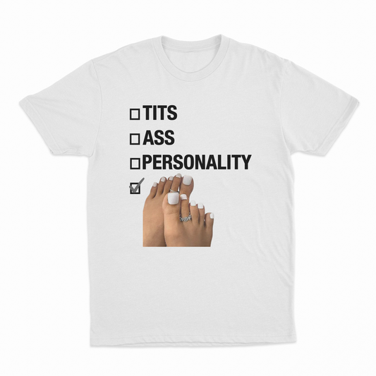 Illicit Shirts Tits Ass Personality Toes Checklist T-Shirt