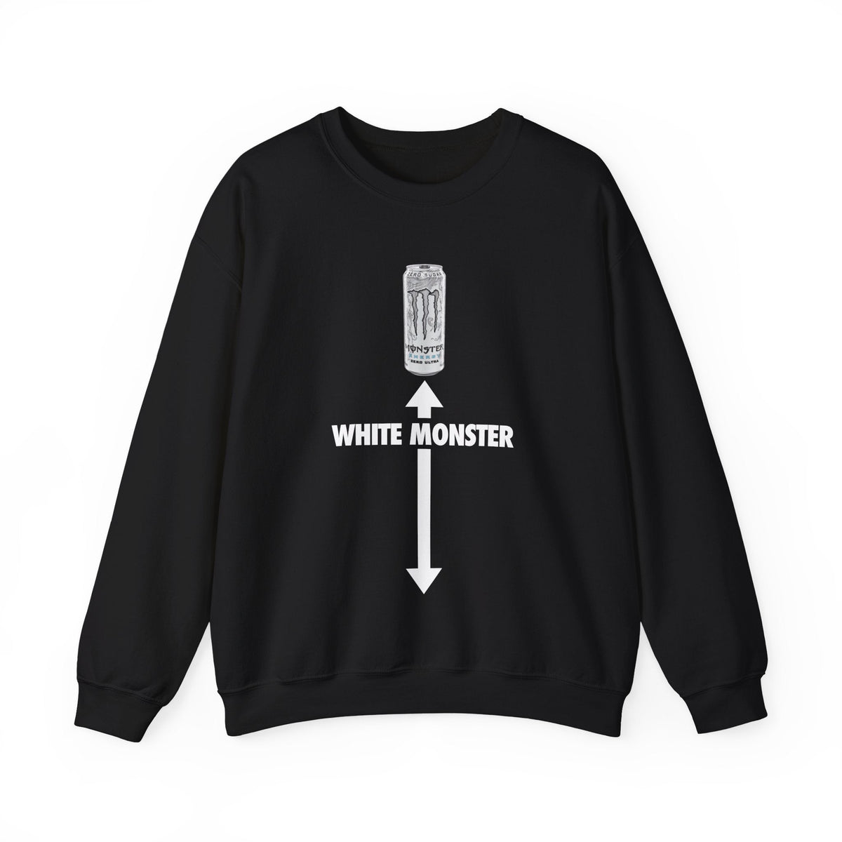 White Monster Crewneck