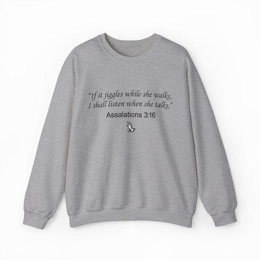 Illicit Shirts Assalatison 3:16 Crewneck