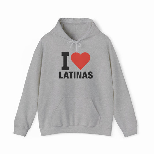 Illicit Shirts I Heart Latinas Hoodie