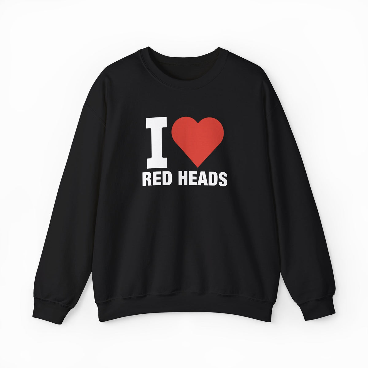 I Heart Red Heads Crewneck