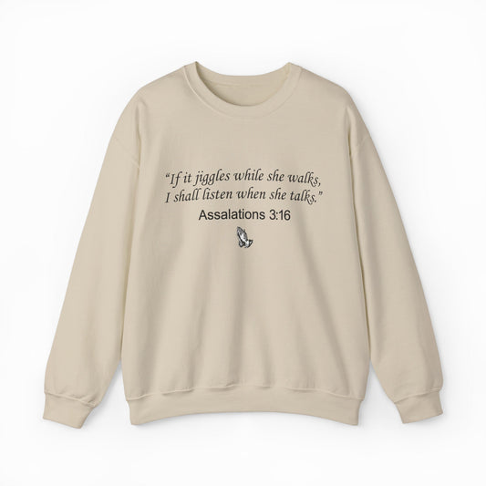 Illicit Shirts Assalatison 3:16 Crewneck