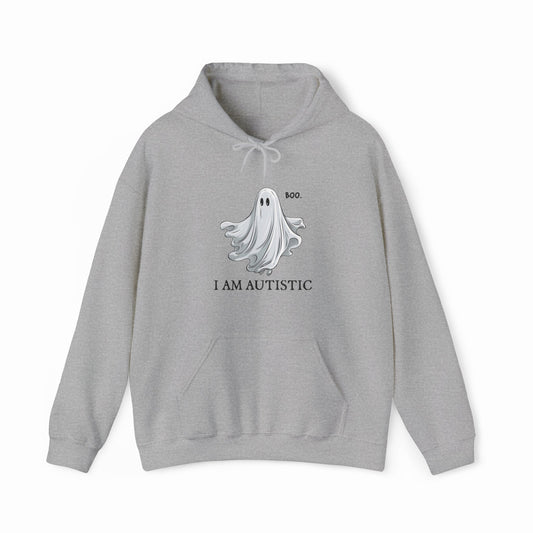 Illicit Shirts Boo, I Am Autistic Hoodie