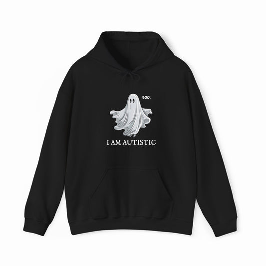 Illicit Shirts Boo, I Am Autistic Hoodie