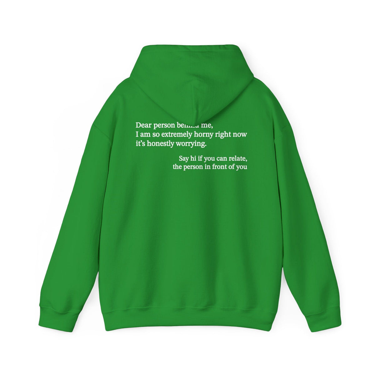 Dear Person Behind Me Horny Hoodie
