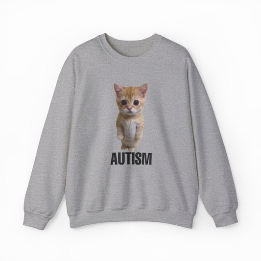 Illicit Shirts Autism Cat Crewneck