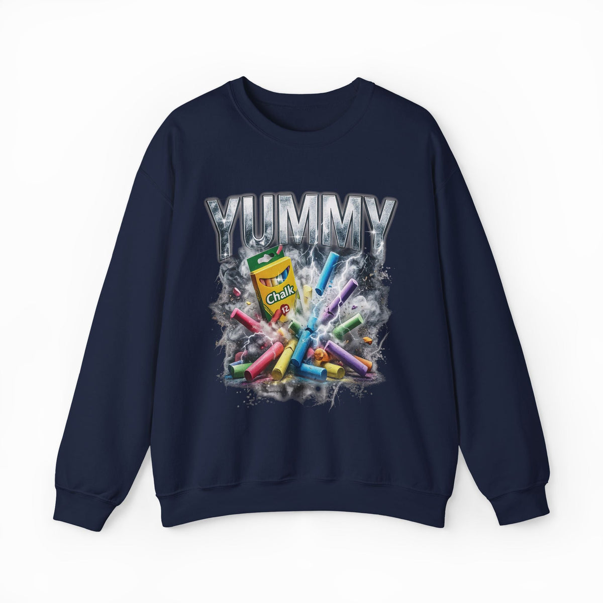 Yummy Chalk Vintage Rap Crewneck