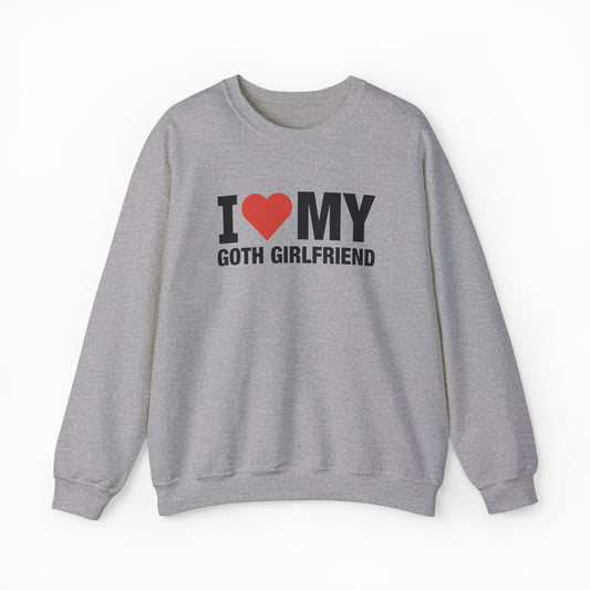 Illicit Shirts I Heart My Goth Girlfriend Crewneck