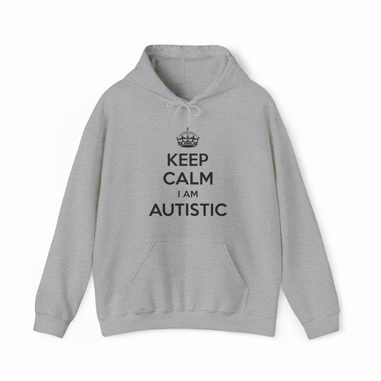 Illicit Shirts Keep Calm I Am Autistic Hoodie