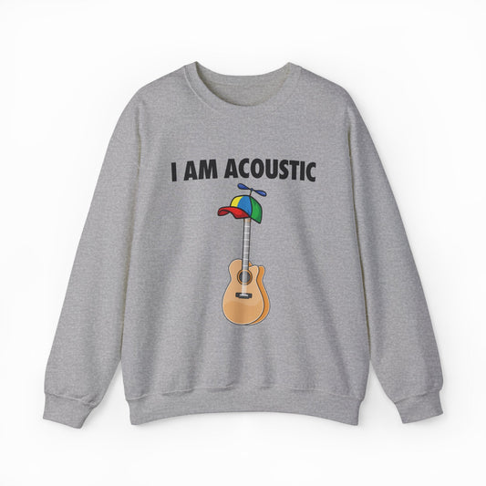 Illicit Shirts I Am Acoustic Crewneck