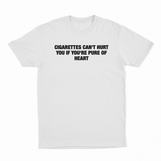 Illicit Shirts Cigarettes Can't Hurt You If You're Pure Of Heart T-Shirt