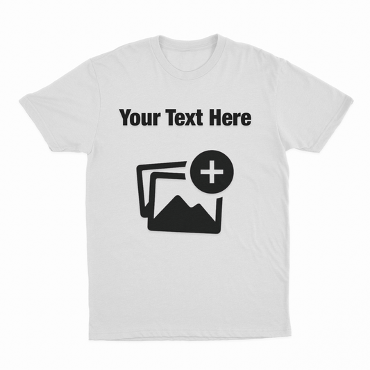 Illicit Shirts Custom Text & Photo T-Shirt