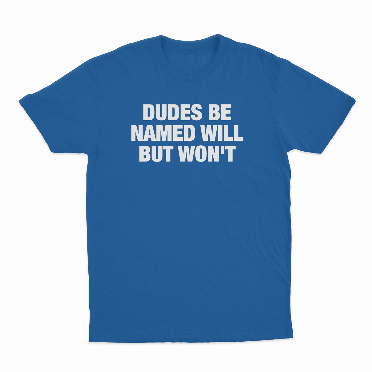Dudes Be Named Will But Won't T-Shirt