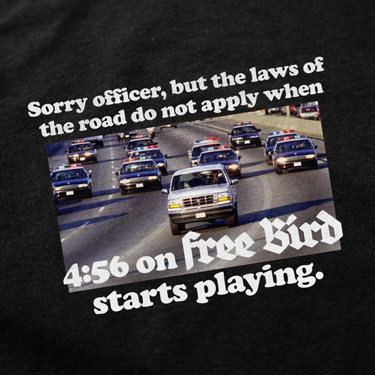 Illicit Shirts O.J. Simpson Free Bird T-Shirt