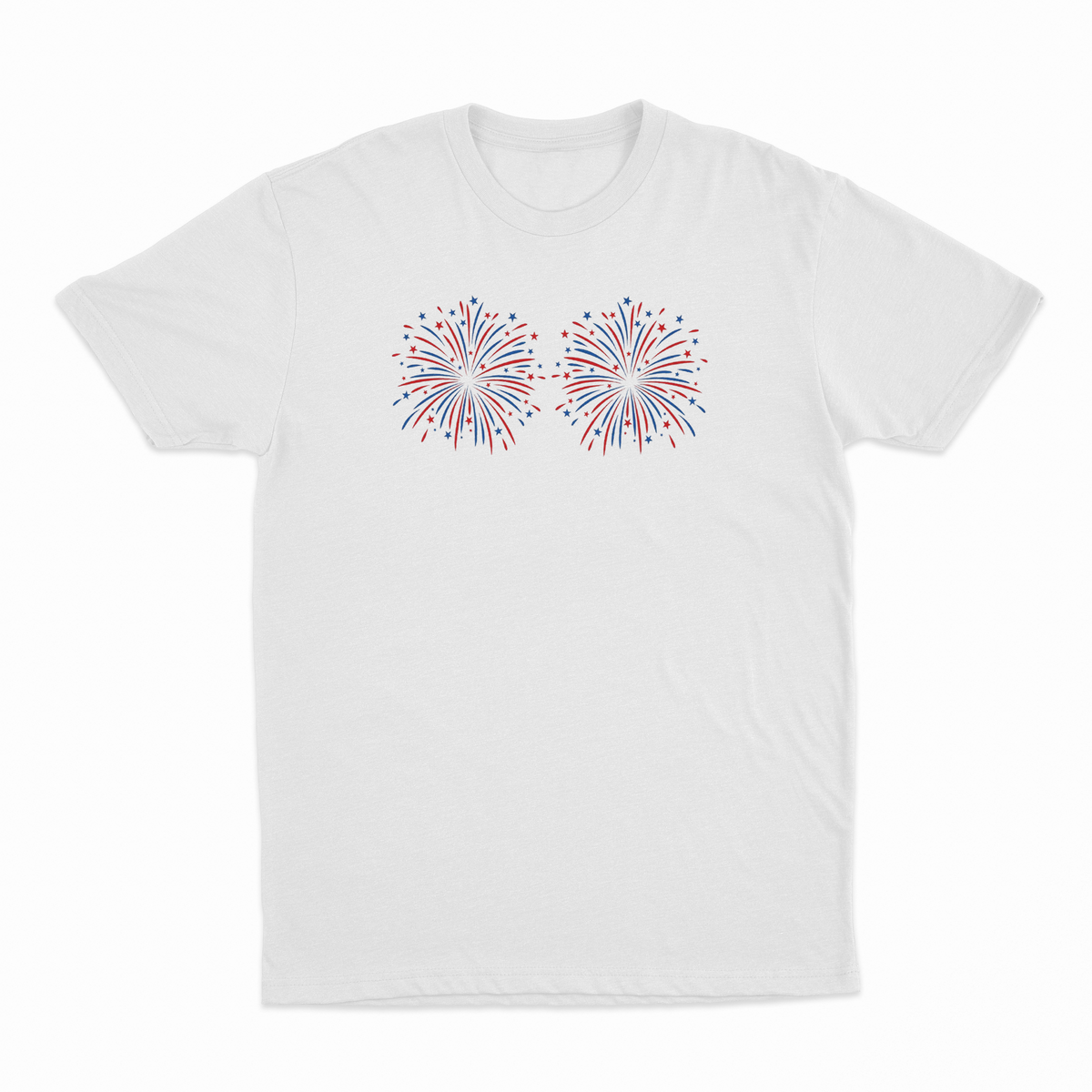 Fireworks Over Boobs T-Shirt
