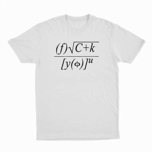 Fuck You Math Equation T-Shirt