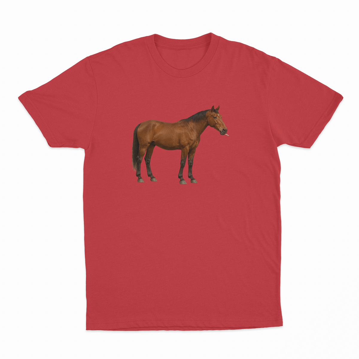 Horse Smoking Cigarette T-Shirt