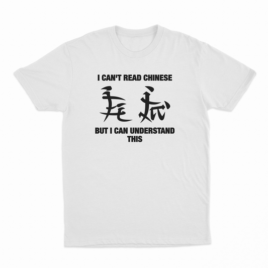 I Can't Read Chinese But I Can Understand This T-Shirt