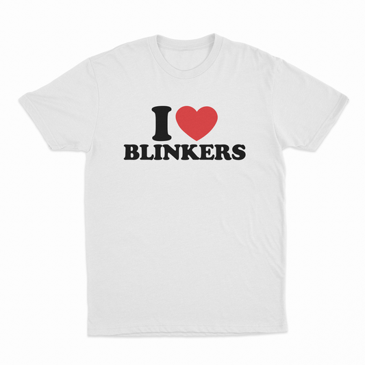 Illicit Shirts I Heart Blinkers T-Shirt