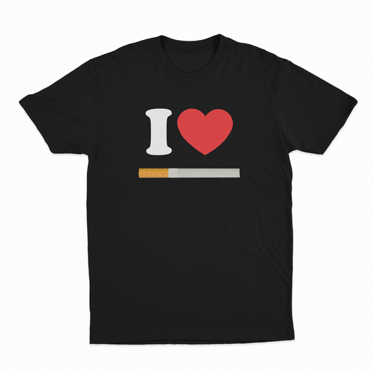 Illicit Shirts I Heart Cigarette T-Shirt