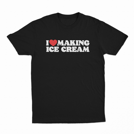 Illicit Shirts I Heart Making Ice Cream T-Shirt