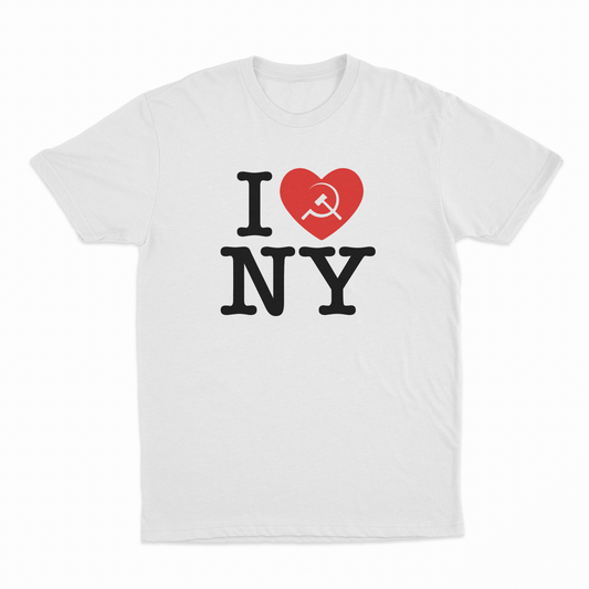 Illicit Shirts I Heart NY (Hammer And Sickle) T-Shirt