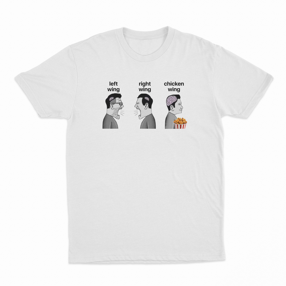 Left Wing Right Wing Chicken Wing T-Shirt