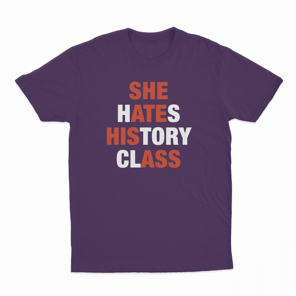 She Hates History Class T-Shirt