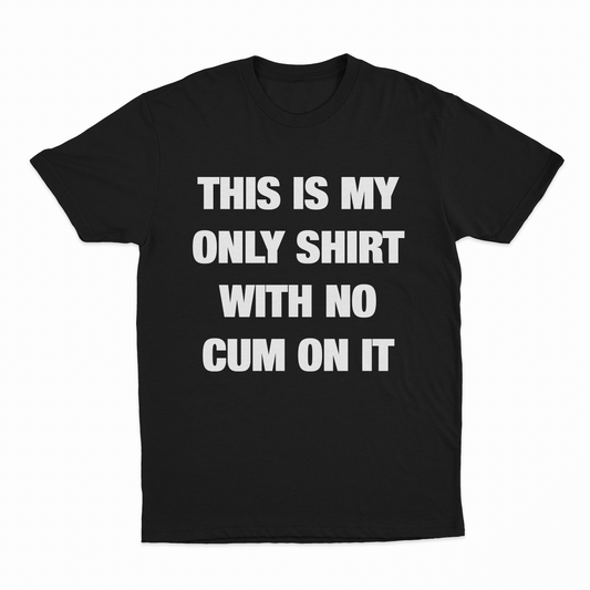 This Is My Only Shirt With No Cum On It T-Shirt