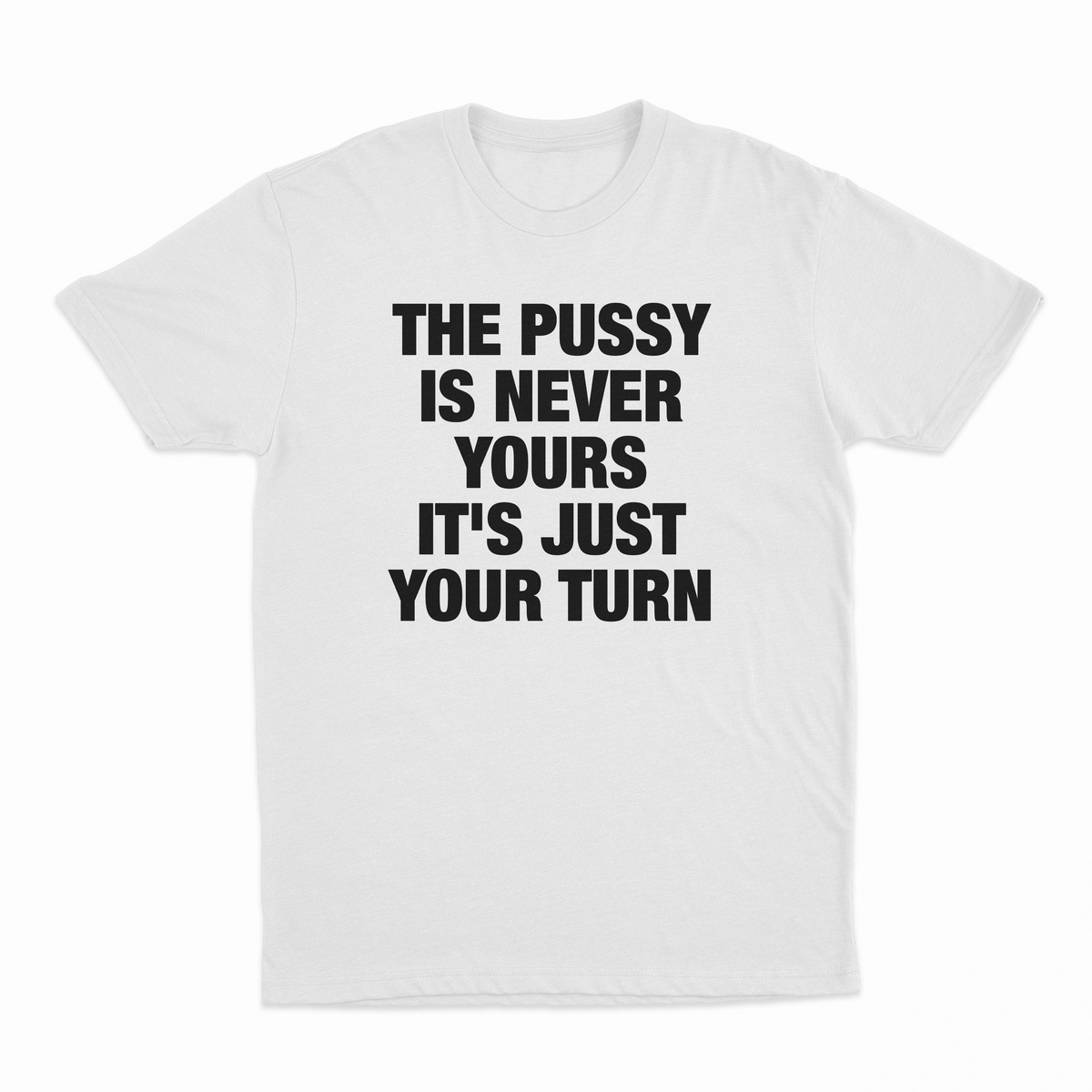 The Pussy Is Never Yours It's Just Your Turn T-Shirt