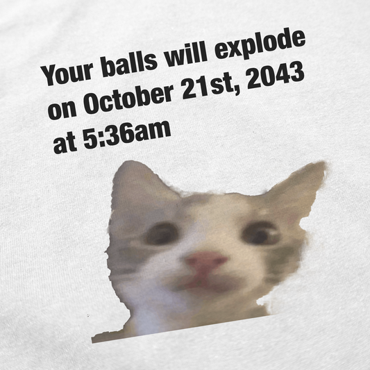 Illicit Shirts Your Balls Will Explode T-Shirt