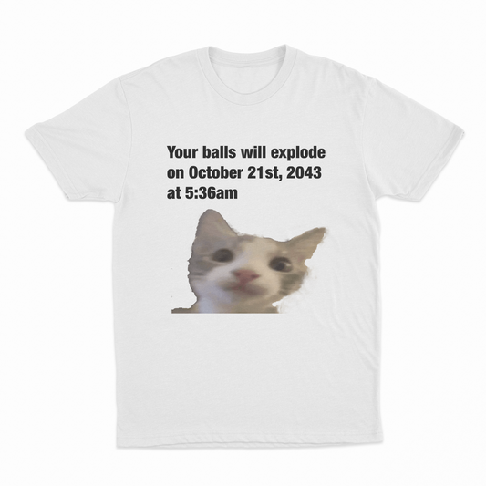 Illicit Shirts Your Balls Will Explode T-Shirt