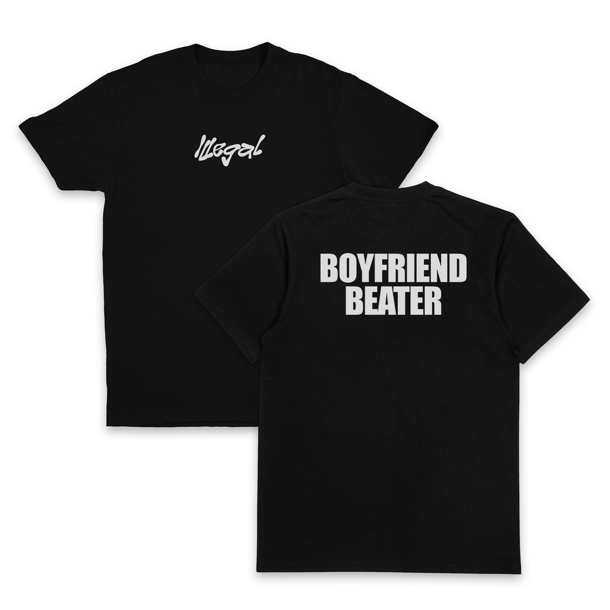 Boyfriend Beater T-Shirt (Backprint)