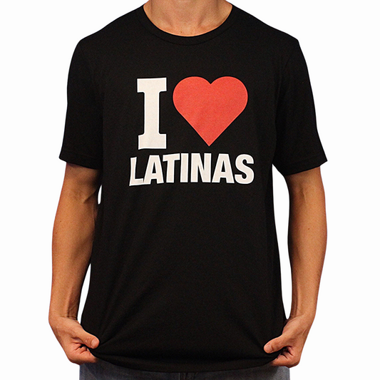 Illicit Shirts I Heart Latinas T-Shirt